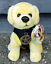 thumbnail 1  - Plush Labrador Retriever Police or SAR Dog w Metal K9 Badge - K-9 Fundraiser