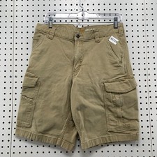 Carhartt Canvas Cargo Utility Shorts Mens Size Fits 32x10 Tan Casual Workwear