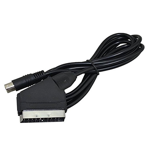 1.8 meter/ 6ft RGB Scart Cable for Sega MegaDrive 2 Games Console CD-X 32X Nomad - Picture 3 of 5