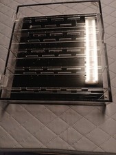 Wall Mounted Clear Challenge Coin Collector Display Case, Hanging Shadow Box