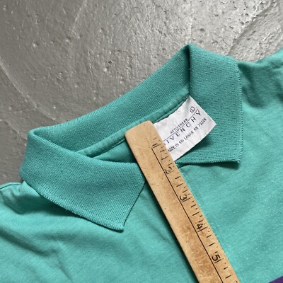 Vintage 1980s-1990s Givenchy Sport Activewear Polo Border Stripe