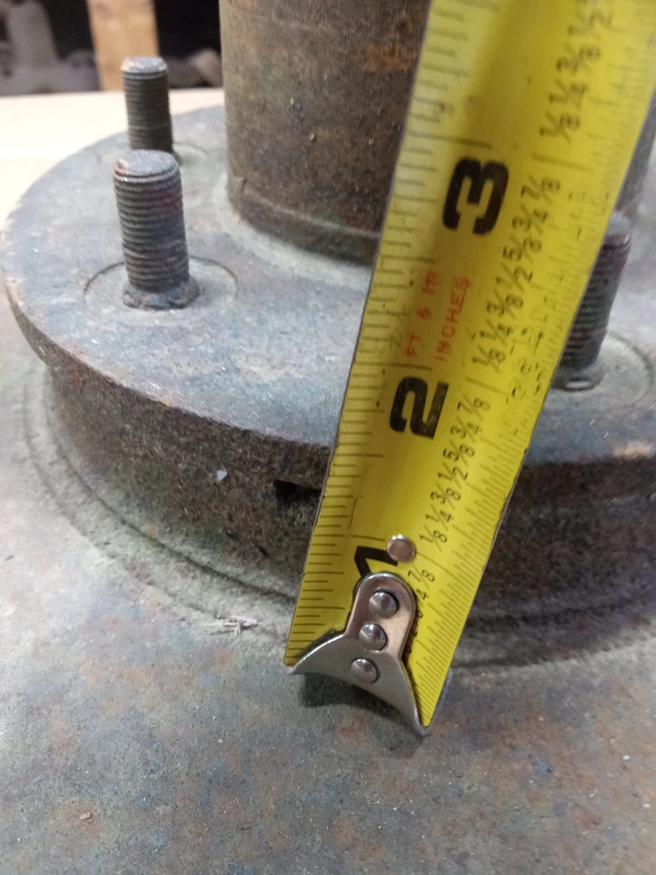 Conjunto de rotor delantero y buje OEM 6 tacos 77-87 Chevy C10 K10 GMC camión de carrocería cuadrada Foto 2 de 4