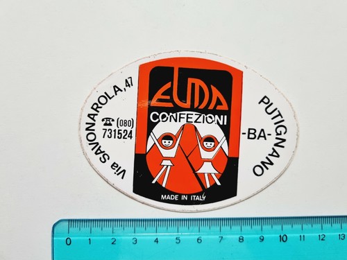 Autocollant Vintage ADESIVO BUON GIORNO - Sticker Original Des Années 80
