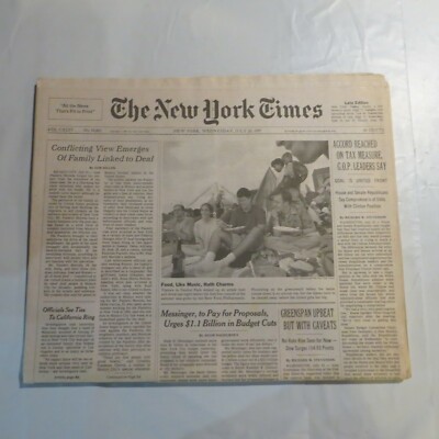 The New York Times 1997 July 23 California Ring Greenspan Central Park ND