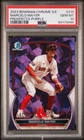 MARCELO MAYER 2023 Bowman Chrome Sapphire Edition Prospects Purple /25 PSA 10