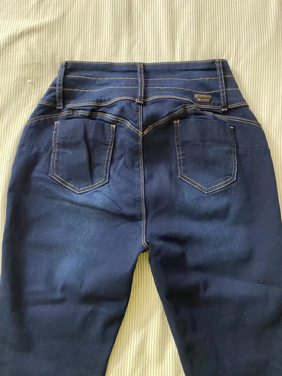 Bamboo New York Collection Navy Blue Jeans Best Basic Size 11 Women s Juniors