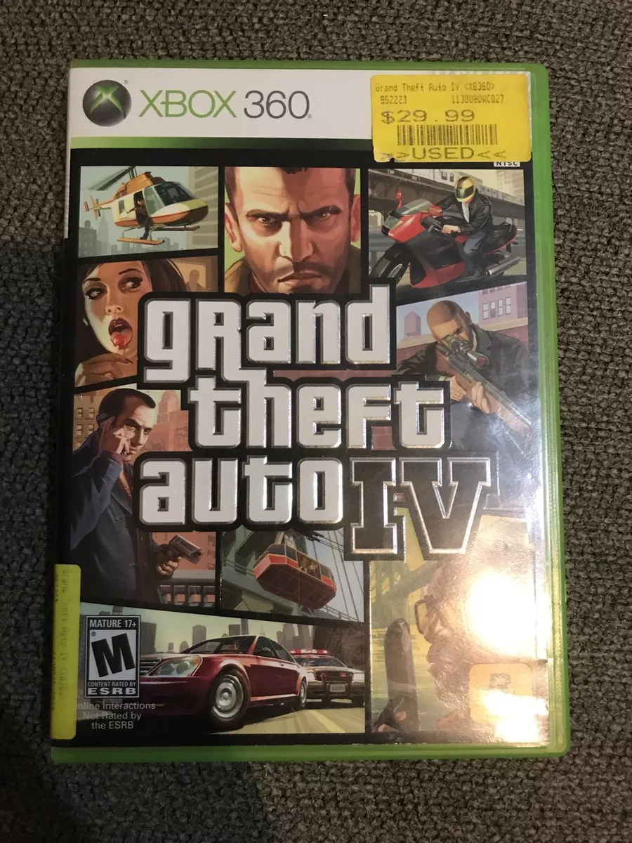 Grand Theft Auto IV GTA 4 - Xbox 360/Xbox One - Game Games - Loja