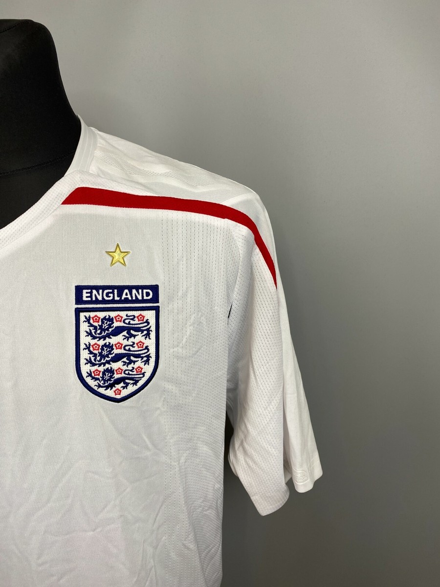 イングランド代表 2007-2009 ユニフォーム Umbro　サッカー　XL ENGLAND 2007 2009 HOME SHIRT FOOTBALL SOCCER JERSEY UMBRO