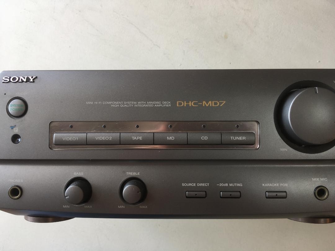 SONY プリメインアンプ　スピーカーセットDHC-MD7 9/6で最終！SONY プリメインアンプ スピーカーセットDHC-MD7