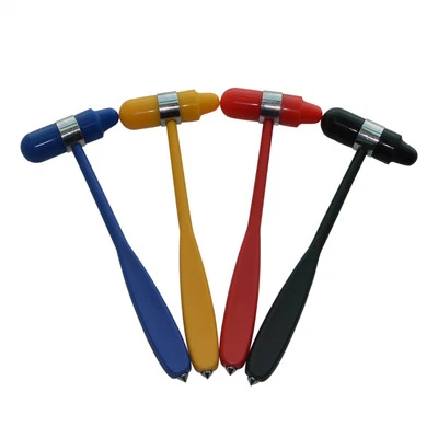 ELYSAID Massage Nail Pin Dual-Head Reflex Hammer Babinski Tendon Examine Percussor