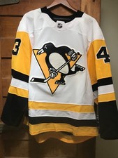 Connor Sheary game worn Pittsburgh Penguins jersey