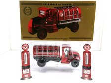 Ertl 1918 Mack AC Tanker TEXACO Red Chrome Series 24 1:32 Diecast Bank 2007 MIB