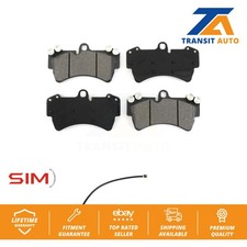 Front Semi-Metallic Disc Brake Pads And Wear Sensors Kit For Audi Q7 KSW-100853