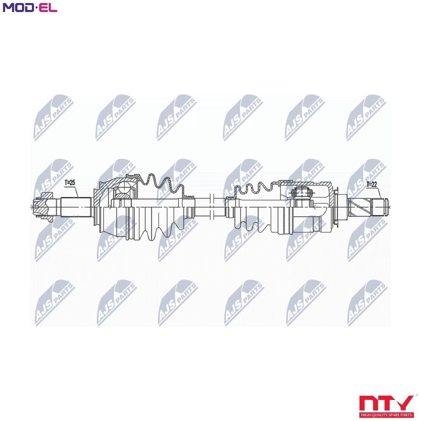 Fits NTY NPW-PL-097 DRIVESHAFT - Image 9