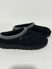 UGG Tasman Women  s Black Suede Lined Slip-On Slippers US 6 EU 37 UK 4