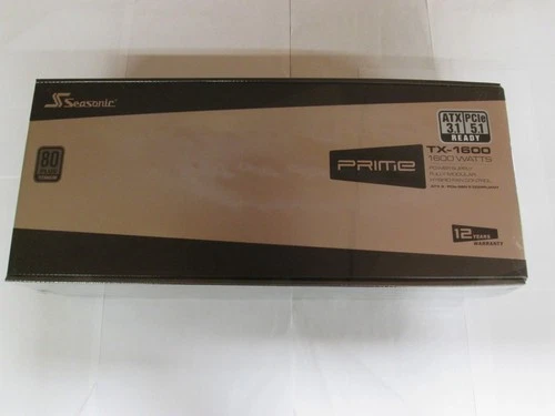 Seasonic PRIME TX-1600 ATX 3.1 Power Supply NEW!