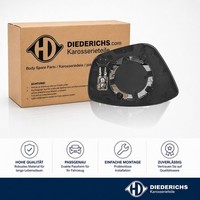 Spiegelglas Aussenspiegel Links Diederichs 4227227 FÜR CitroËN Opel Peugeot
