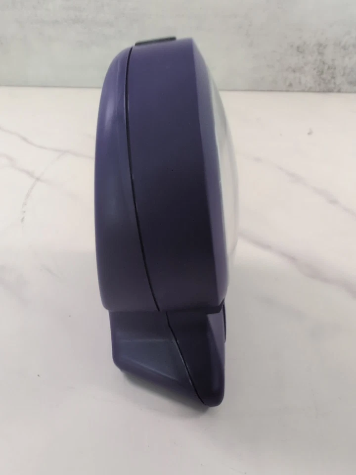 NBA Utah Jazz Gripper Sun Time Ergonomic Alarm Clock Glow Hands Purple - Image 3 of 4