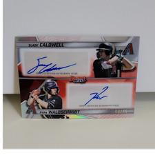 2025 Topps Bowman's Best Autograph Slade Caldwell Ryan Waldschmidt /75