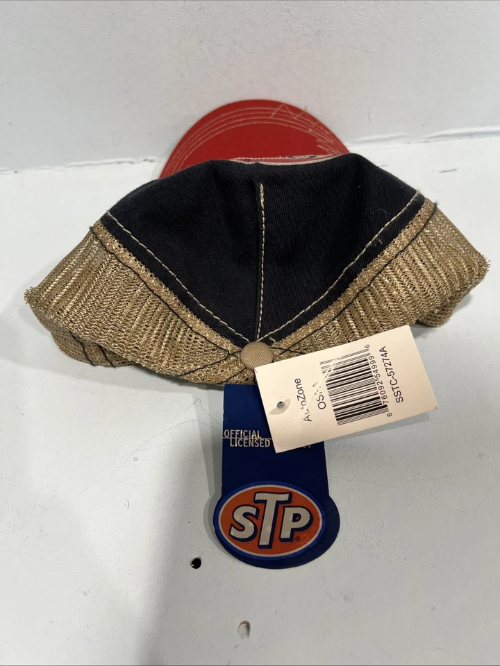 STP Men's Trucker Adjustable Snapback Hat With Mesh Back NWT - Image 3 of 4