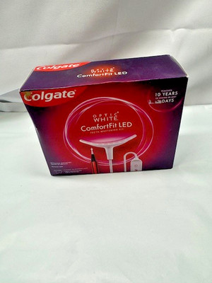 Colgate Optic White ComfortFit Teeth Whitening Kit with LED Light &Whitening Pen