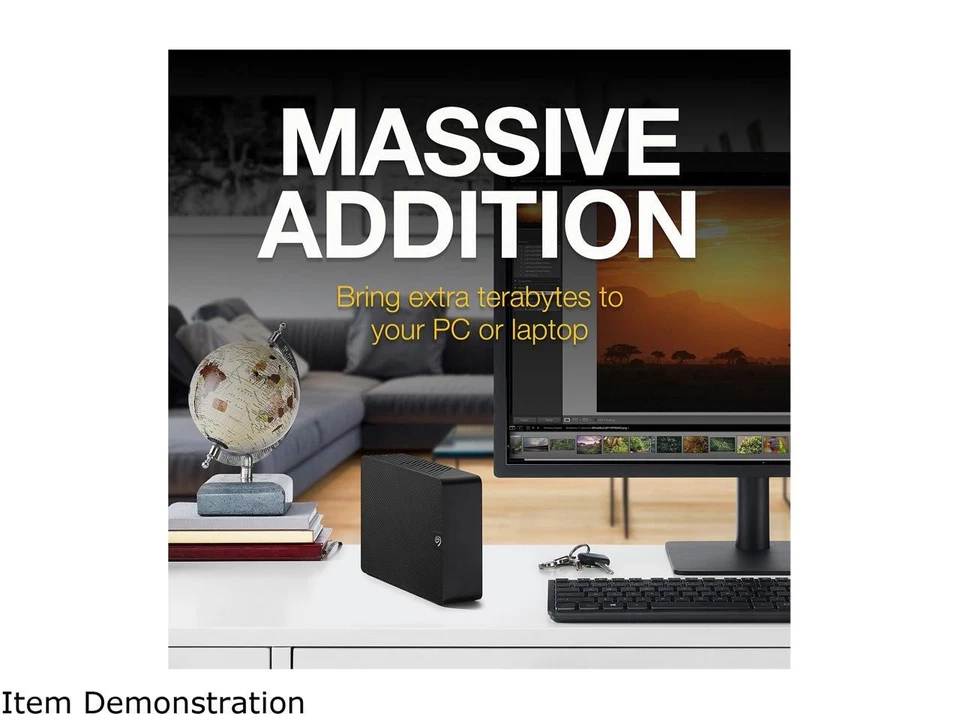 Seagate Expansion 8TB External Hard Drive HDD - USB 3.0, with Rescue Data - Image 4 of 4