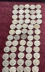 1964 Kennedy half dollars- 3 Rolls lot of 60 -90% silver Beautiful!