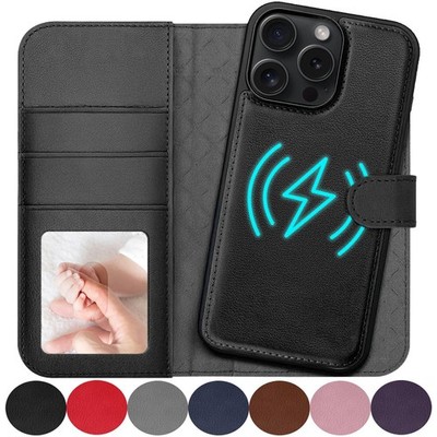 Klapphülle Hülle für iPhone 16 Pro Max Case 2in1 magnetisch abnehmbar Handyhülle