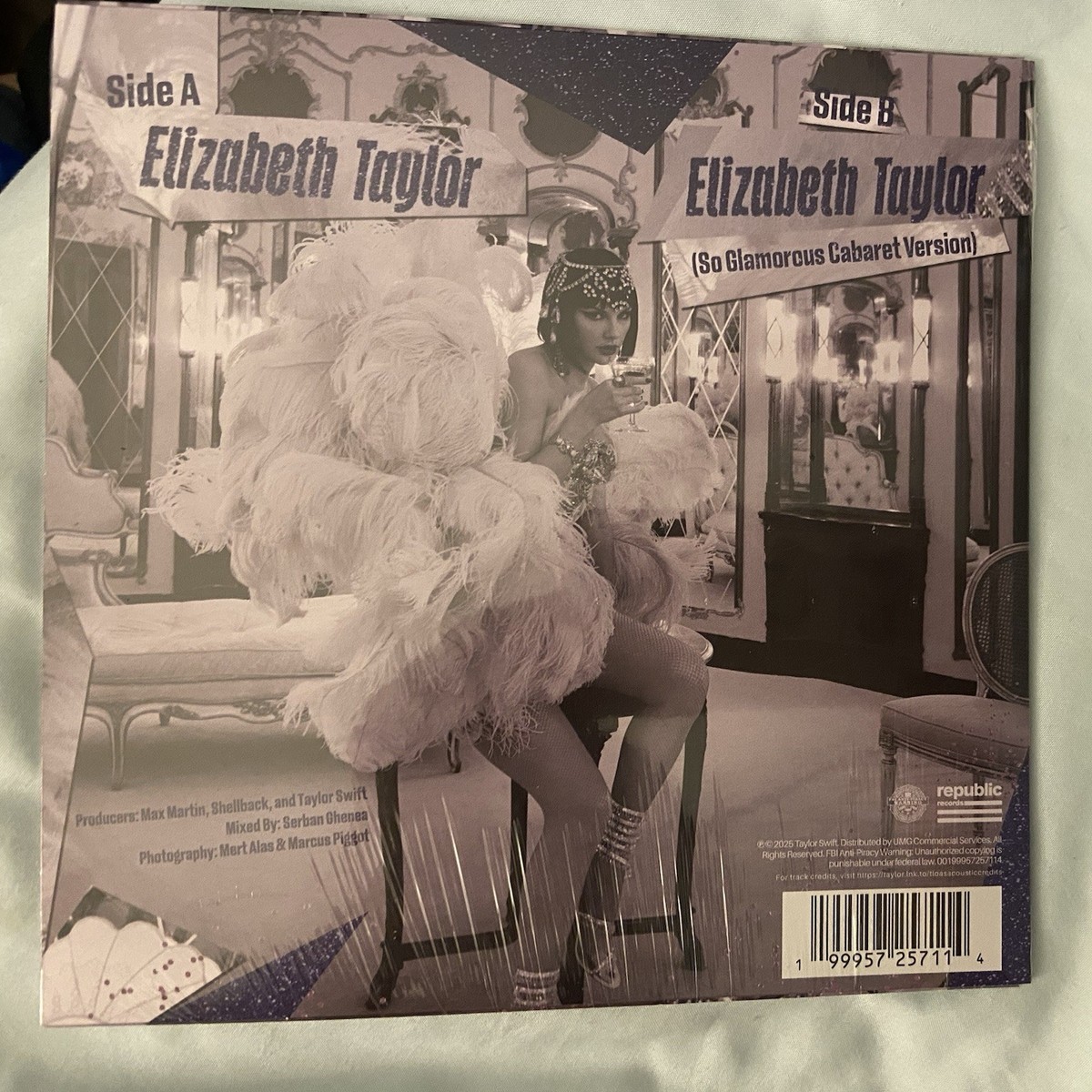 New Taylor Swift- Elizabeth Taylor Record Store Day 2026 Excl. 7