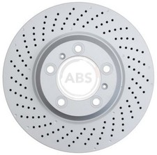 1x A.B.S. Bremsscheibe BESCHICHTET 18136 für 911 PORSCHE 997 Turbo