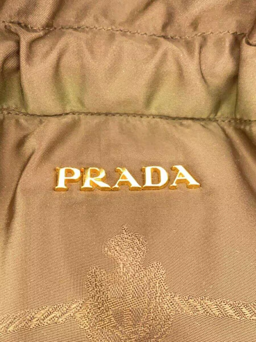 PRADA Handbag Nylon Green Solid Authentic Rare Ex… - image 5