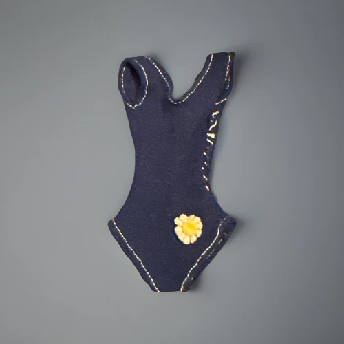 Vintage Dusty Doll Blue Flower Swimsuit 70s Kenner