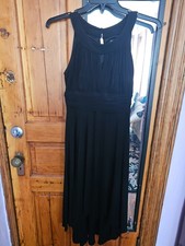 Dressbarn Dress Flare High Neck Evening Cocktail Party Size 8