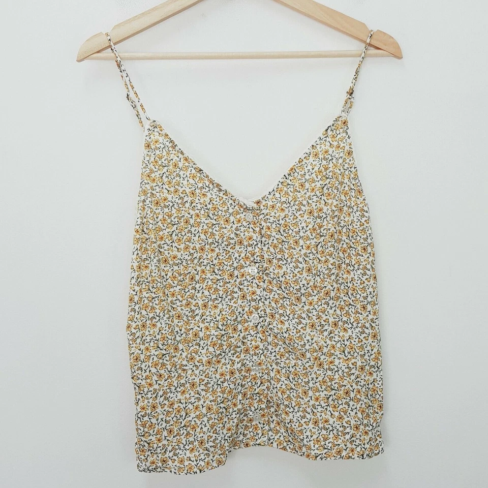 BILLABONG | Top cami de verano con estampado floral para mujer [talla AU 8 o US 4] Foto 2 de 4