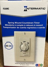 LOT OF 2 - Intermatic FD30MC 30 Minute Auto Shut-off Timer
