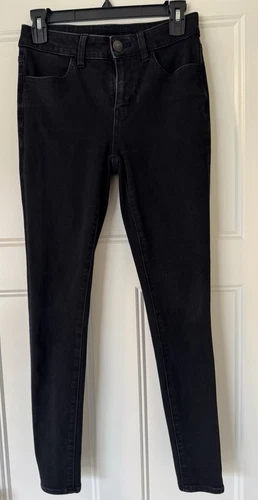 American Eagle Dream Jean Hi Rise Jegging Stretch Women's 2 Regular Black