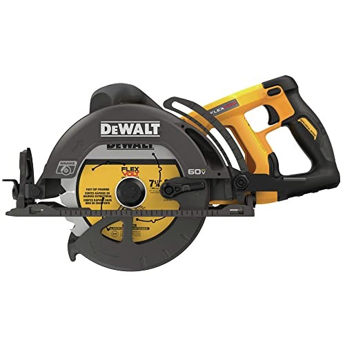 DeWALT DCS577B FLEXVOLT 60V MAX Li-Ion 7-1/4 IN. Cordless Worm Drive Style Saw - Picture 2 of 8
