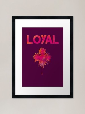Loyal Star Framed Art Print Framed Wall Art Poster Canvas Print Picture