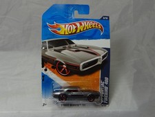 New 2011 Hot Wheels Grey '67 Pontiac Firebird 400 Street Beasts 86/244 T9948-09A