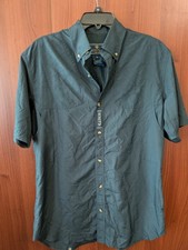 Mens Beretta Short sleeve performance shooting shirt M medium blue black