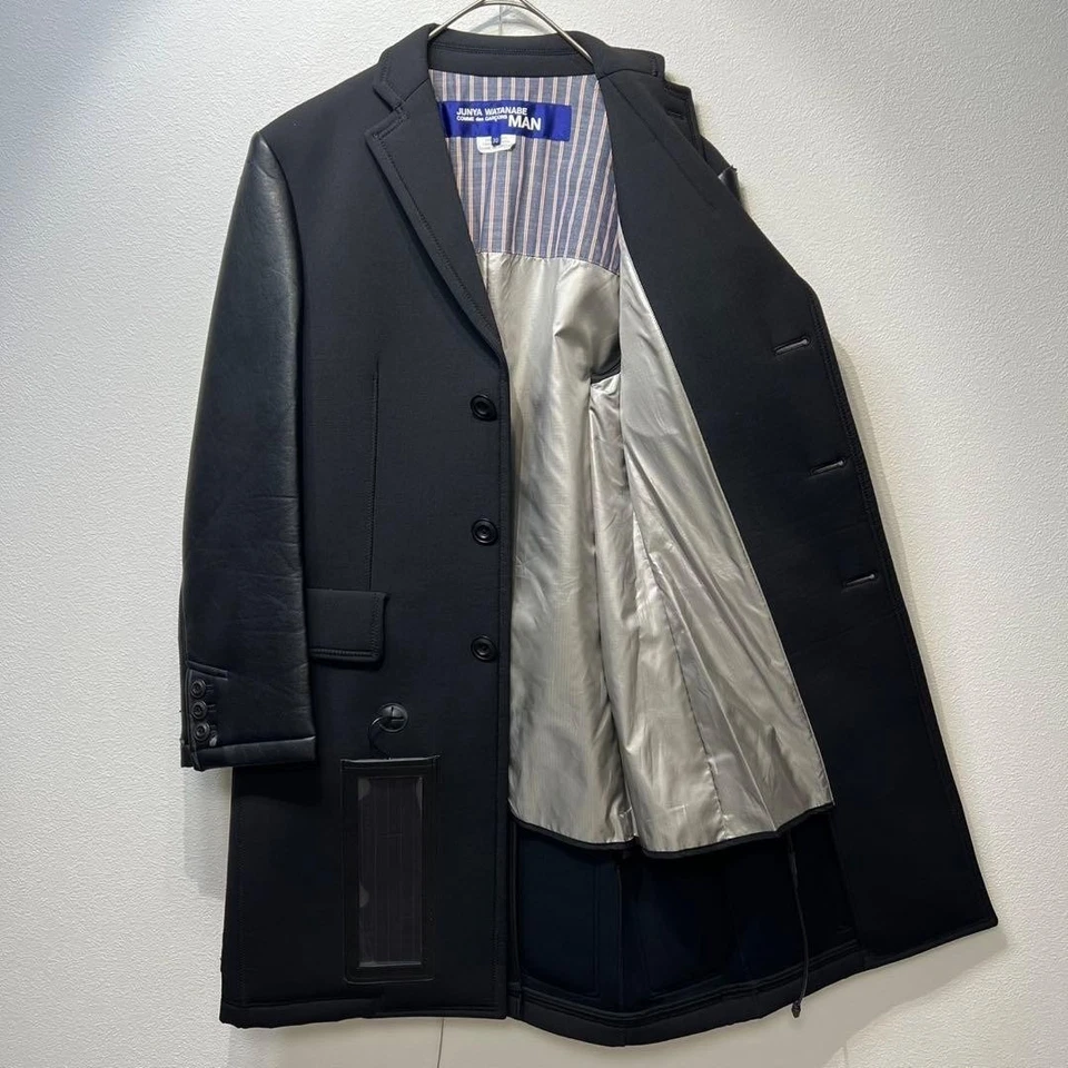 16AW JUNYA WATANABE MAN COMME des GARÇONS Wool solar panel chester coat - Image 4 of 4