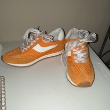 Dolce Vita retro Orange White Mesh Suede   lace women  s Athletic Sneakers
