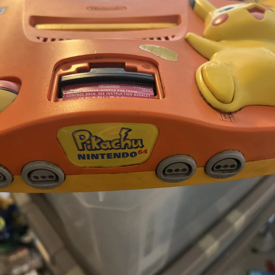 Nintendo 64  Pokemon Limited Pikachu Boxed Console - Orange Yellow - Image 3 of 4