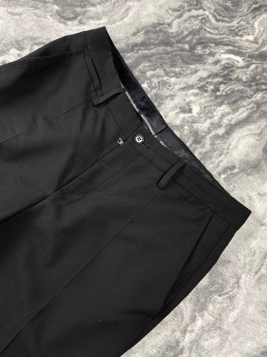 Dolce Gabbana Classic Pants Men Size 44 Black | eBay