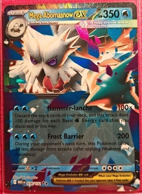 Pokémon TCG Mega Evolutions Mega Abomasnow EX 36/132 Near Mint