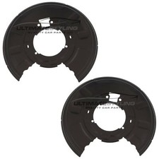 Rear Brake Disc Dust Shields Covers BMW 3 Series E46 Coupe 2000-2007 Steel Pair