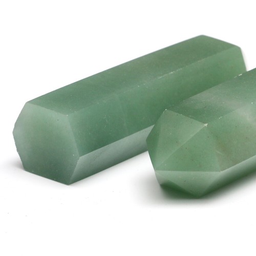Natural Green Aventurine Crystal Tower Obelisk Quartz Point Wand Reiki Healing - Picture 6 of 12