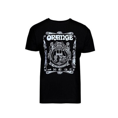 NEW - Orange Amplifiers Whiskey Crest T-Shirt - Black, CHOOSE YOUR SIZE!