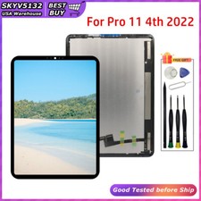 For iPad Pro 11 4th Gen 2022 A2759 A2435 A2761 LCD Display Touch Screen Assembly