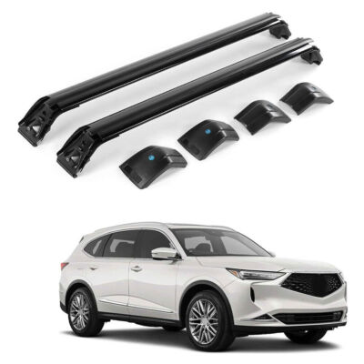 2Pcs Fits for 2022-2025 Acura MDX Roof Rack Rail Lockable Crossbars Cross  Bars
